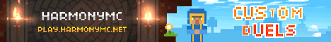 HarmonyMC Minecraft Server banner