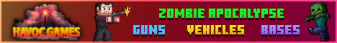 Havoc Games // The Mining Dead // Craft Theft Auto Minecraft Server banner