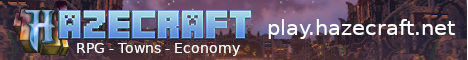 Hazecraft Minecraft Server banner
