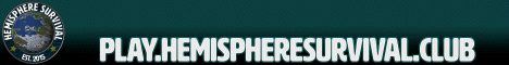 Hemisphere Survival Minecraft Server banner