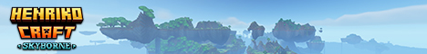 HenrikoCraft Skyborne Minecraft Server banner