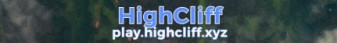 HighCliff Minecraft Server banner
