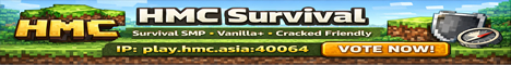 HMC Survival Minecraft Server banner