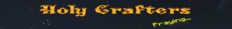 Holy Crafters Minecraft Server banner