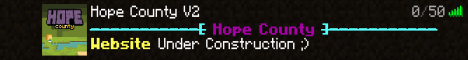 Hope County Minecraft Server banner