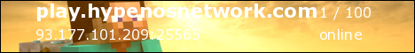 Hypenos Network Minecraft Server banner