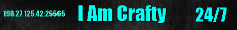 I Am Crafty Minecraft Server banner