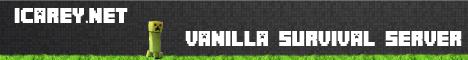 iCarey.net Survival Minecraft Server banner