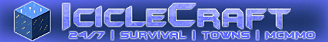 IcicleCraft Minecraft Server banner