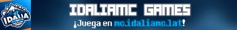 Idalia MC Games Minecraft Server banner