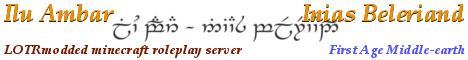 Ilu Ambar - Inias Beleriand Minecraft Server banner