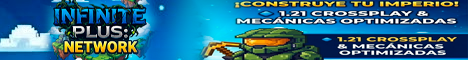 Infinite Plus Network Minecraft Server banner