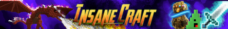 InsaneCraft Minecraft Server banner