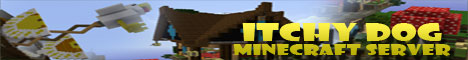 Itchy Dog Minecraft Server banner