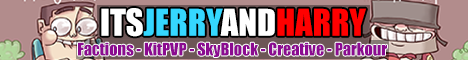 ItsJerryAndHarry Minecraft Server banner