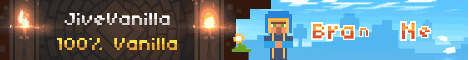 JiveVanilla Minecraft Server banner