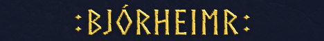 Kingdom of Bjorheimr Minecraft Server banner