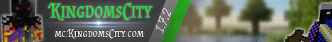 KingdomsCity Minecraft Server banner