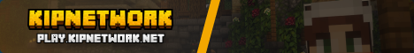 KipNetwork Minecraft Server banner