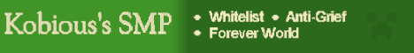 Kobious SMP Minecraft Server banner