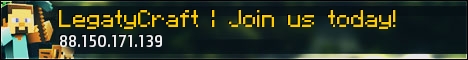 LegatyCraft Minecraft Server banner