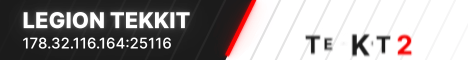 Legion Tekkit Minecraft Server banner