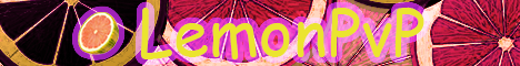 LemonPvP Minecraft Server banner