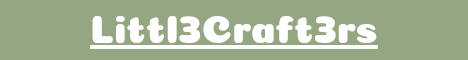 Littl3Craft3rs Minecraft Server banner