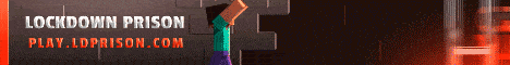 Lockdown Prison Minecraft Server banner
