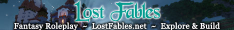 Lost Fables Minecraft Server banner
