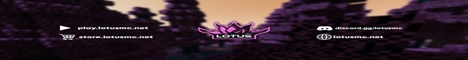 LotusMC Minecraft Server banner