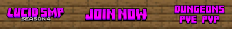 Lucid SMP Minecraft Server banner