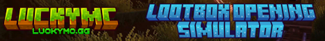 LuckyMC Minecraft Server banner
