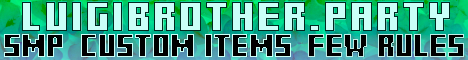 LuigiBrother Network Minecraft Server banner