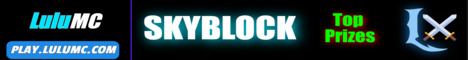 LuluMC Minecraft Server banner