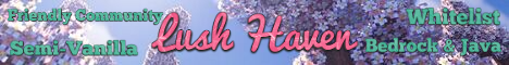 Lush Haven Minecraft Server banner