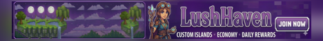 LushHaven Minecraft Server banner