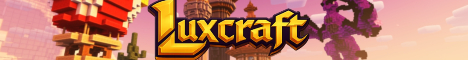 Luxcraft Minecraft Server banner