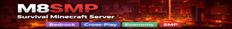 M8SMP Minecraft Server banner