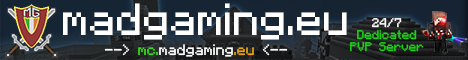 MadGaming Minecraft Server banner