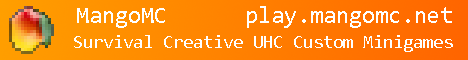 MangoMC Minecraft Server banner