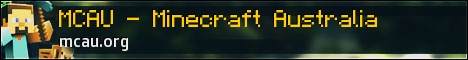 MCAU Minecraft Server banner