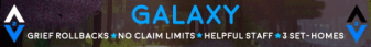 mcGalaxy Minecraft Server banner