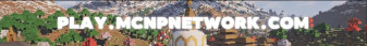 MCNP Network Minecraft Server banner