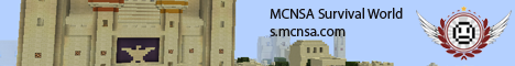 MCNSA Vanilla Minecraft Server banner