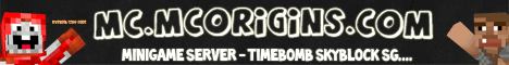 MCOrigins Minecraft Server banner