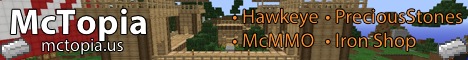 McTopia Minecraft Server banner