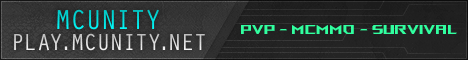 MCUnity Minecraft Server banner