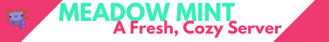 Meadow Mint MC Minecraft Server banner