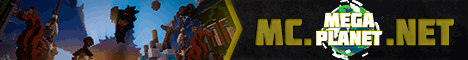 MEGA Planet Minecraft Server banner